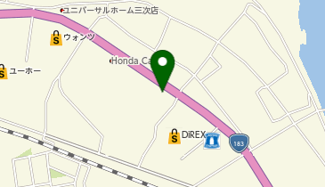 chocoZAP(チョコザップ) 三次の地図画像