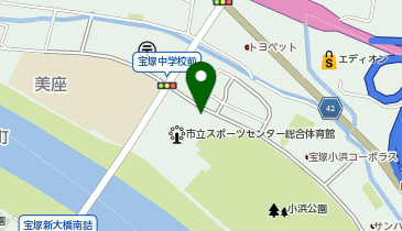 chocoZAP(チョコザップ) 宝塚小浜の地図画像