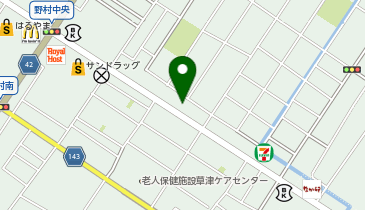 chocoZAP(チョコザップ) 草津野村の地図画像