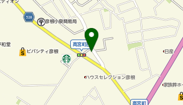 chocoZAP(チョコザップ) 彦根高宮の地図画像