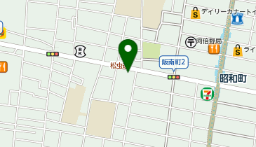 chocoZAP(チョコザップ) 阿倍野阪南の地図画像