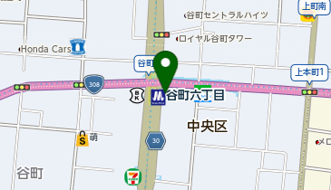 chocoZAP(チョコザップ) 谷町六丁目の地図画像