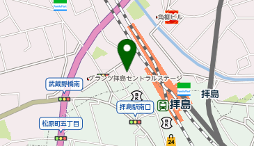 chocoZAP(チョコザップ) 拝島の地図画像