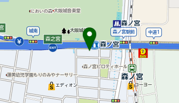 chocoZAP(チョコザップ) 森ノ宮西の地図画像