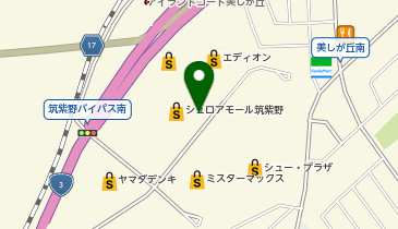 chocoZAP(チョコザップ) シュロアモール筑紫野の地図画像