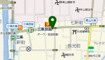 chocoZAP(チョコザップ) 三条京阪の地図画像