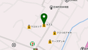 chocoZAP(チョコザップ) カスミ笠間の地図画像