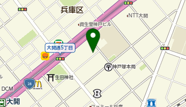 chocoZAP(チョコザップ) 大開通五丁目の地図画像