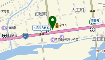 chocoZAP(チョコザップ) 熊本人吉の地図画像