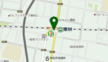 chocoZAP(チョコザップ) 栗林駅前の地図画像