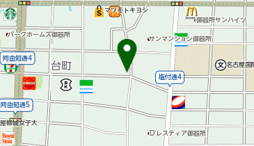 chocoZAP(チョコザップ) 御器所石仏の地図画像