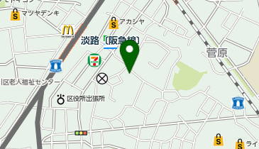 chocoZAP(チョコザップ) 淡路駅前の地図画像