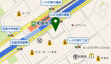 chocoZAP(チョコザップ) 和泉中央の地図画像