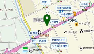 chocoZAP(チョコザップ) 六本松の地図画像