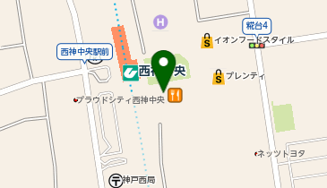 chocoZAP(チョコザップ) 西神中央の地図画像