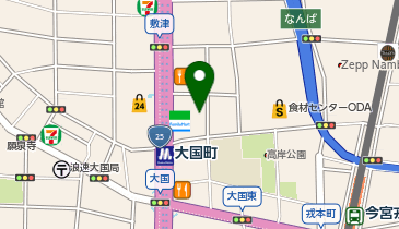 chocoZAP(チョコザップ) 大国町の地図画像