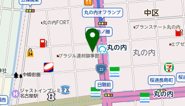 chocoZAP(チョコザップ) 名古屋丸の内の地図画像