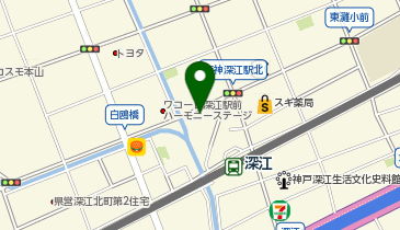 chocoZAP(チョコザップ) 深江北町の地図画像