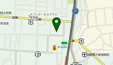 chocoZAP(チョコザップ) 香里新町(女性専用)の地図画像