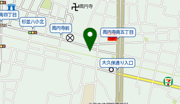 chocoZAP(チョコザップ) 高円寺南四丁目の地図画像