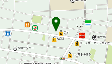 chocoZAP(チョコザップ) 国立さくら通りの地図画像
