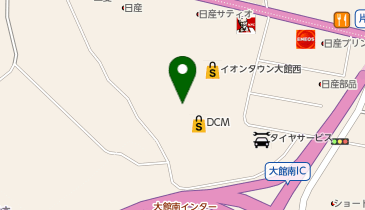 chocoZAP(チョコザップ) イオンタウン大館西の地図画像