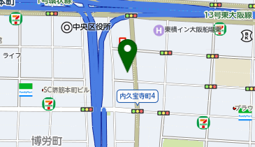 chocoZAP(チョコザップ) 大阪材木町の地図画像
