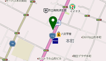 chocoZAP(チョコザップ) 山形本町の地図画像