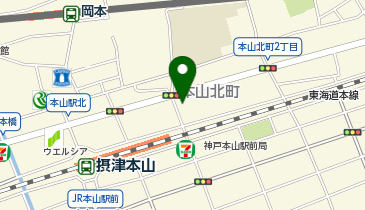 chocoZAP(チョコザップ) 本山北町の地図画像