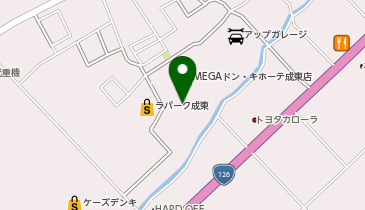 chocoZAP(チョコザップ) MEGAドン・キホーテ成東の地図画像