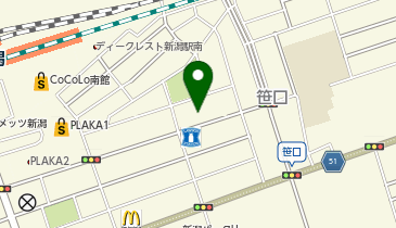 chocoZAP(チョコザップ) 新潟笹口一丁目の地図画像
