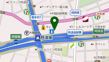 chocoZAP(チョコザップ) 阿波座の地図画像