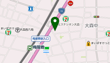 chocoZAP(チョコザップ) 梅屋敷の地図画像