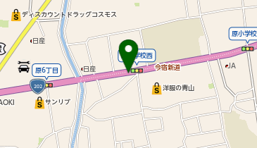 chocoZAP(チョコザップ) 原の地図画像