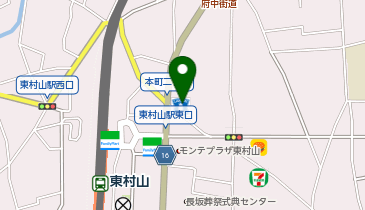 chocoZAP(チョコザップ) 東村山の地図画像