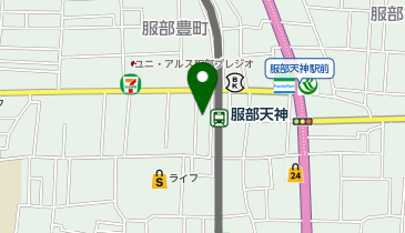 chocoZAP(チョコザップ) 服部天神の地図画像