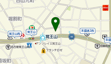 chocoZAP(チョコザップ) 覚王山の地図画像