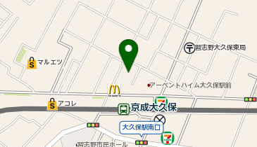chocoZAP(チョコザップ) 京成大久保の地図画像