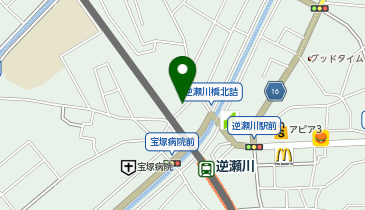 chocoZAP(チョコザップ) 逆瀬川の地図画像