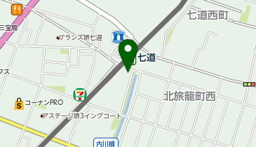 chocoZAP(チョコザップ) 七道の地図画像