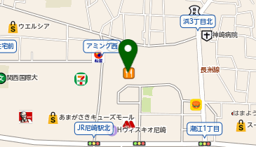 chocoZAP(チョコザップ) アミング潮江の地図画像