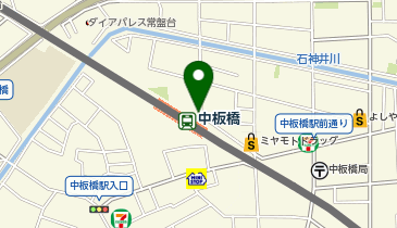 chocoZAP(チョコザップ) 中板橋の地図画像