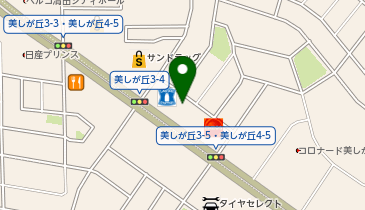 chocoZAP(チョコザップ) 美しが丘三条の地図画像