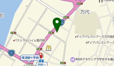 chocoZAP(チョコザップ) 万代四丁目の地図画像