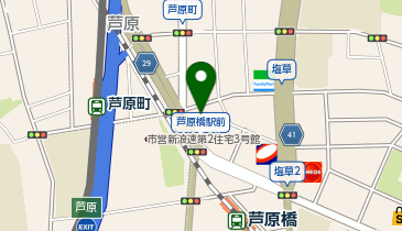 chocoZAP(チョコザップ) 芦原橋の地図画像