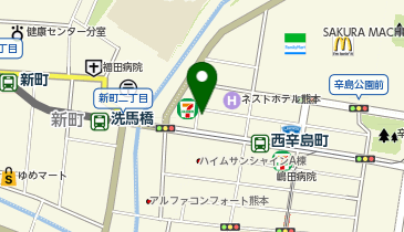 chocoZAP(チョコザップ) 辛島町の地図画像