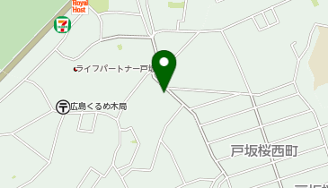 chocoZAP(チョコザップ) 戸坂くるめ木の地図画像