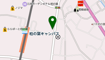 chocoZAP(チョコザップ) 柏の葉キャンパスの地図画像