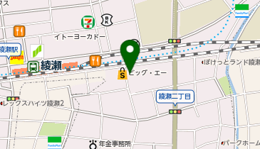 chocoZAP(チョコザップ) 綾瀬二丁目の地図画像