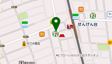 chocoZAP(チョコザップ) せんげん台西口の地図画像